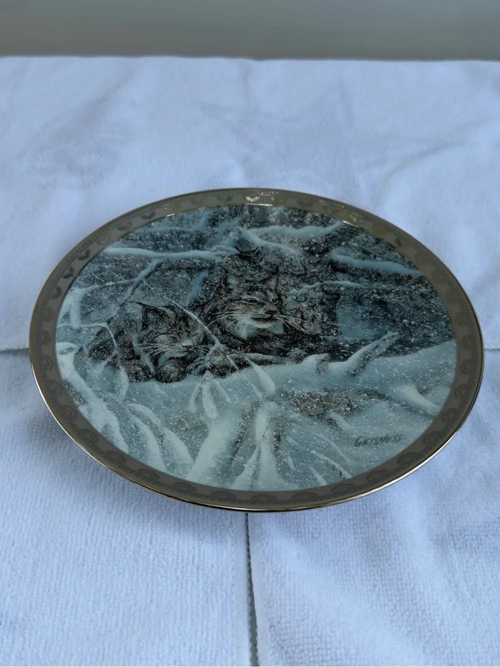 Bradford exchange plates, “Woodland Dreams